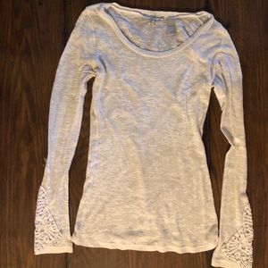 Long sleeve. Sheer thermal